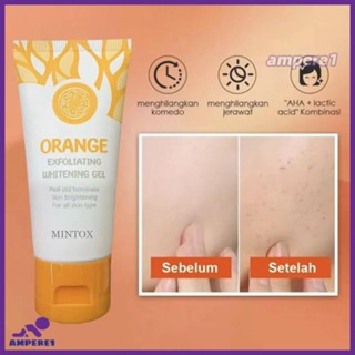 Orange Facial Whitening Exfoliating Gel 50g ไวท์เทนนิ่ง บอดี้ เฟเชียล เจล -AME1