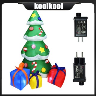 Kool โมเดลลูกโป่งเป่าลม มีไฟ LED ขนาด 210 ซม. สําหรับตกแต่งต้นคริสต์มาส วันเกิด ปีใหม่