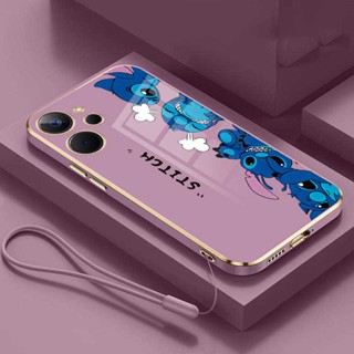 เคสโทรศัพท์มือถือ กันกระแทก ลายการ์ตูน Stitch พร้อมสายคล้อง สําหรับ Xiaomi POCO X5 5G X5 X4 Pro 5G Xiaomi POCO X4 X3 GT X3 Pro NFC