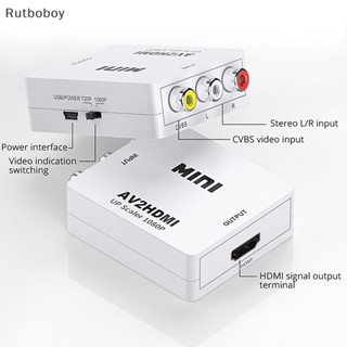 [Rut] อะแดปเตอร์แปลงวิดีโอคอมโพสิต HDMI เป็น CVSB L/R 1080P สําหรับ AV