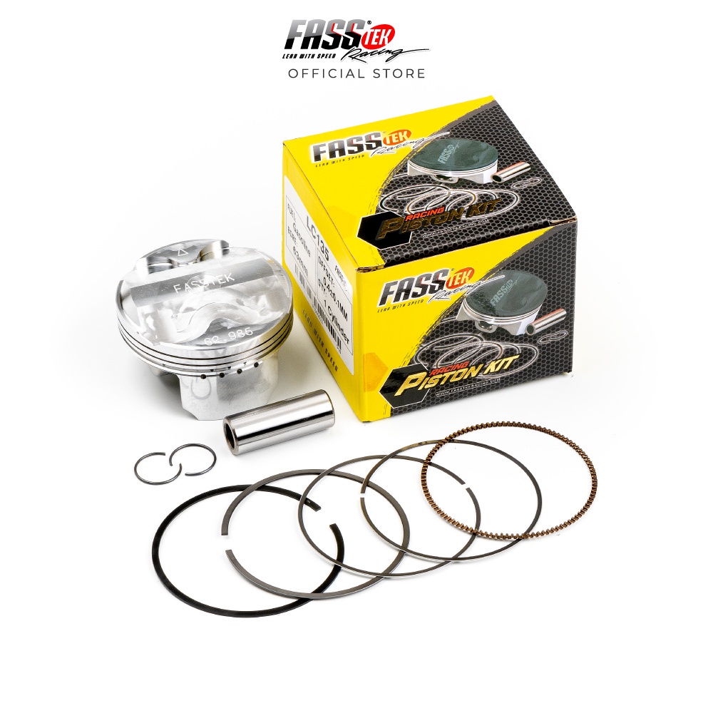 63MM LC135 SUPER-X FORGED PISTON 4V (OFFSET 0.7MM) FASSTEK