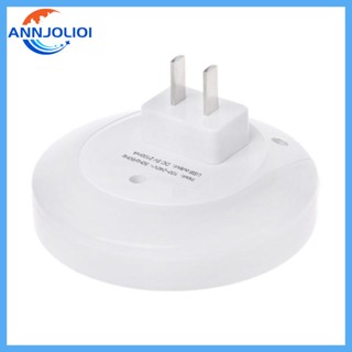 Ann ซ็อกเก็ตไฟกลางคืน LED ปลั๊ก US 2 ช่อง ชาร์จ USB ที่ชาร์จโทรศัพท์ ป้องกันดวงตา