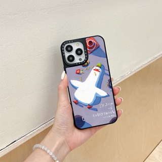 Casetify เคสโทรศัพท์มือถือแบบนิ่ม กันกระแทก ลายเป็ดป่วย สําหรับ IPhone 11 14 Pro Max 12 13 Mini Case X XR XS Max SE 2020 6 7 8 Plus