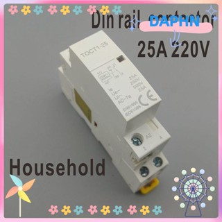 Daphs 2P 25A 220V/230V 50/60HZ คอนแทคเตอร์ AC สีขาว 50/60HZ ทนทาน ใช้ในครัวเรือน