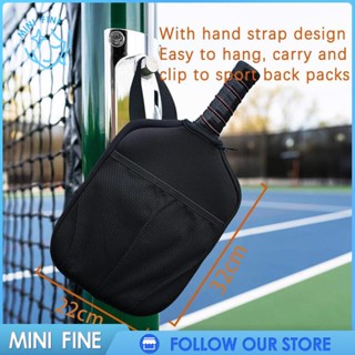 [ Neoprene Pickleball Paddle Covers Pouch Case พร้อมสายคล้องคอ