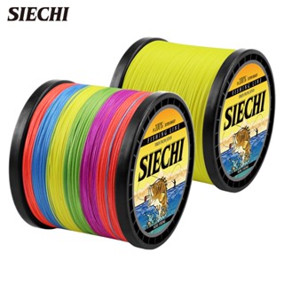 Siechi ใหม่ สายเบ็ดตกปลา 300 ม. 500 ม. 1000 ม. 4 สาย PE 100% ลอยน้ํา น้ําจืด