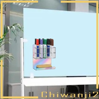 [Chiwanji2] ที่วางปากกา แบบติดผนัง 2 ชั้น อเนกประสงค์ พร้อม 15 ชิ้น