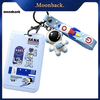 &lt;moonback&gt; กระเป๋าใส่บัตรพลาสติก ใช้ซ้ําได้ สําหรับบัตรเครดิต ธนาคารชีวิตประจําวัน