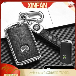 Xinfan เคสกุญแจรีโมทรถยนต์ หนัง TPU อุปกรณ์เสริม สําหรับ Mazda 3 Alexa CX4 CX5 CX-5 CX8 CX-30 CX30 2019-2020