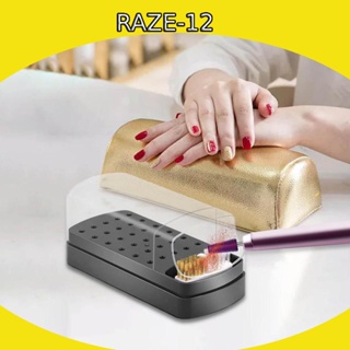 [Raze12] กล่องใส่ดอกสว่าน 30 ช่อง แบบพกพา ทนทาน พร้อมฝาปิดใส กันฝุ่น สําหรับร้านทําเล็บ