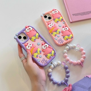 เคสโทรศัพท์มือถือ ยางซิลิโคนนิ่ม กันกระแทก ลายการ์ตูนพาย ดาวน่ารัก สามมิติ สําหรับ Apple iPhone 11 12 13 14 pro max