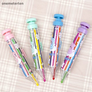 Rten ดินสอสี หมุนได้ พกพาง่าย 8 สี สําหรับเด็กนักเรียน