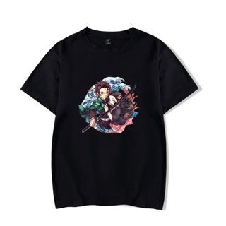 [S-5XL] Tee Demon Slayer Kimetsu No Yaiba เสื้อยืดผ้าฝ้าย พิมพ์ลาย สำหรับผู้ชาย และผู้หญิง ลวดลาย DS009A