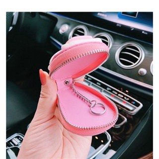 เคสรีโมตกุญแจรถยนต์ ((พร้อมส่ง))  กระเป๋าใส่กุญจรีโมทรถ ซองใส่กุญแจ ที่ใส่กุญแจน่ารัก  ไม่มีปอม