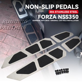 ใหม่ ที่พักเท้ารถจักรยานยนต์ อุปกรณ์เสริม สําหรับ Honda FORZA 350 FORZA NSS NSS350 Forza350