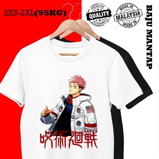 JUJUTSU KAISEN JAPANESE MANGA BAJU TSHIRT PEREMPUAN LELAKI WOMEN MEN LENGAN PENDEK UNISEX MURAH COTTON PLUS SIZE 2X_03