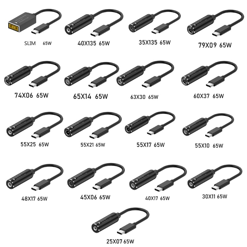 Ev แจ็คอินพุตเชื่อมต่อ ตัวเมีย เป็นตัวผู้ DC เป็น Type-C สําหรับแล็ปท็อป PC