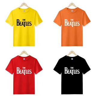 เสื้อยืดคอกลม พิมพ์ลาย Mingyuan The Beatles สีดํา สีฟ้า สีแดง สีเหลือง สําหรับผู้ชาย และผู้หญิง