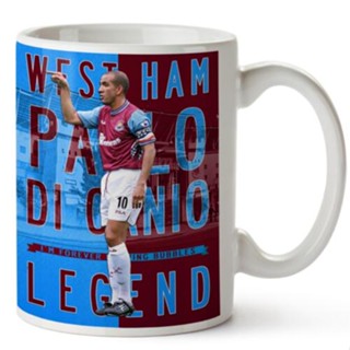 【พร้อมส่ง】PAOLO Di CANIO แก้วมัก ลาย WEST HAM Football Legend Fathers Day Birthday Dad Gift LG59