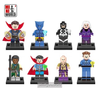 ของเล่นฟิกเกอร์ Doctor Strange Minifigures Baron Mordo Clea Blackagar Boltagon Super Heros Ancient One Marvel ขนาดเล็ก