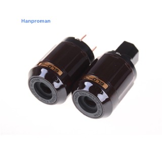 Hanproman&gt; ปลั๊กเชื่อมต่อเสียง ชุบทอง C-079 IEC ตัวเมีย P-079 ตัวผู้ US Hifi DIY