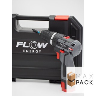 สว่านไร้สาย Brushless FLOW รุ่น FD-3 ขนาด 12 V / FLOW ENERGY FD-3 / ใช้สำหรับ เจาะปูน ไม้ เหล็ก มีโหมดกระแทก / FLOW ENER