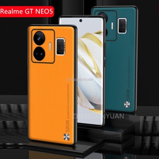 เคสโทรศัพท์มือถือหนัง ผิวด้าน แฟชั่น สําหรับ Realme GT NEO 5 Realme GTNEO5 NEO5