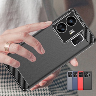 เคสโทรศัพท์มือถือ ยางซิลิโคนนิ่ม TPU คาร์บอน สําหรับ Realme GT Neo 5 GTNEO5 GT NEO5