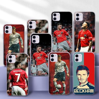 เคสโทรศัพท์มือถือแบบนิ่ม TPU ใส ลาย David Beckham 42IH สําหรับ iPhone 12 Mini 13 14 Pro Max