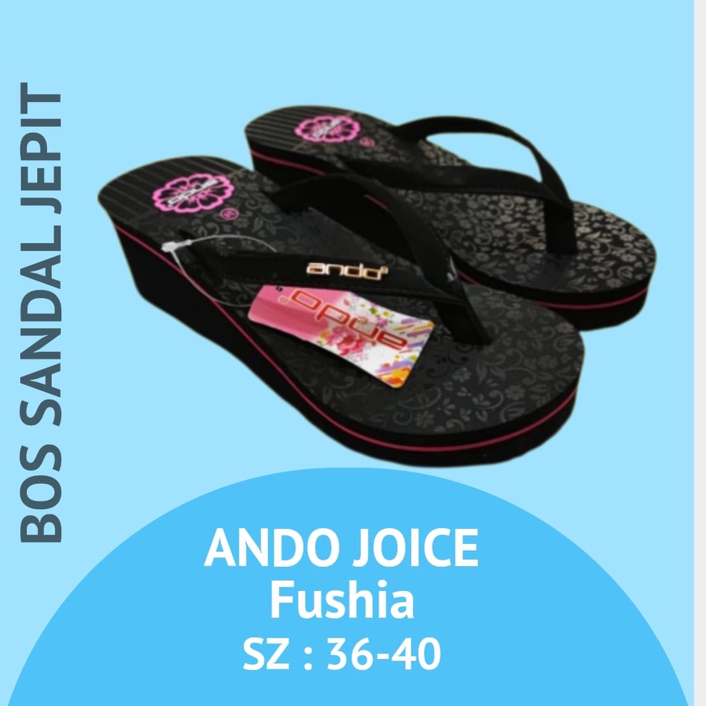 Ando JOICE 02 Fushia รองเท้าแตะผู้หญิง ไซส์ 36-40