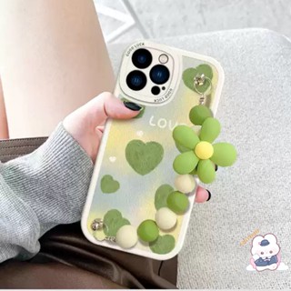 เคสโทรศัพท์มือถือหนังแกะ TPU ทรงวงรี ลายดอกไม้น่ารัก พร้อมสายคล้องข้อมือ สําหรับ Huawei Nova 7 SE 5T P20 Pro P40 P30 Lite Mate 20