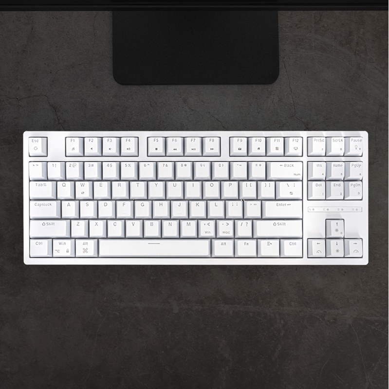 R87 Single-Mode RGB 87 Keys Hot Swappable Mechanical Keyboard คีย์บอร์ดแบบมีสาย