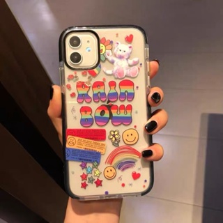 Ins เคสโทรศัพท์มือถือ แบบนิ่ม กันกระแทก สไตล์เกาหลี สําหรับ Apple Iphone 14promax 13 13promax 12 11 7 8Plus Xsmax 6S