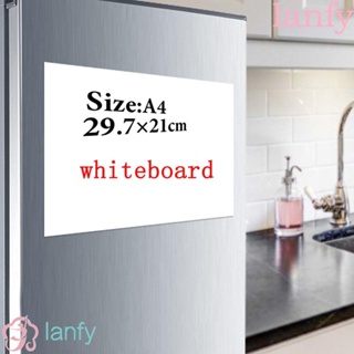 LANFY Reusable Whiteboard Home Fridge Sticker Magnetic Board Office Flexible Kitchen Planner Message Board Kids Magnet