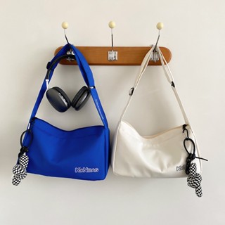 myspacefashion(MY1851) กระเป๋าสะพายข้างKoNBAG ผ้าอ๊อกซ์ฟอร์ด (แถมที่ห้อย)