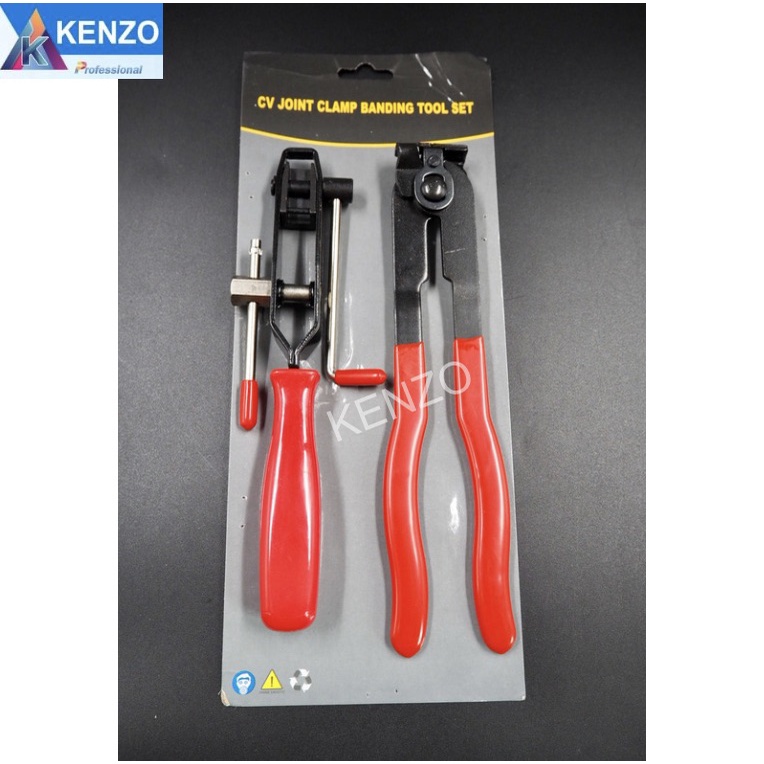 TOOLS KENZO คีมหนีบเหล็กรัดยางหุ้มเพลา รุ่นงานหนัก S  ส่งด่วน