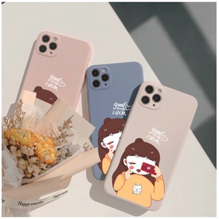 Bnm4 เคสโทรศัพท์มือถือนิ่ม ลายเด็กผู้หญิงเซลฟี่น่ารัก สําหรับ Apple iphone 13 14pro 13 12 11promax x