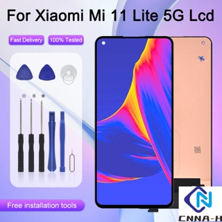 หน้าจอสัมผัสดิจิทัล Lcd พร้อมกรอบ สําหรับ Xiaomi Mi 11 Lite 5G Mi 11 Lite Youth Display M2101K9AG 1 ชิ้น