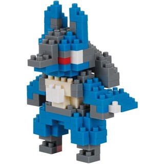 Lucario (แบบประกอบ) ของแท้ JP - Nanoblock Kawada [เลโก้โปเกมอน]