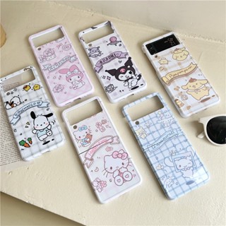 เคสโทรศัพท์มือถือแบบแข็ง กันกระแทก ลาย Sanrio สําหรับ Samsung Galaxy Z Flip 4 Z Flip 3 5G