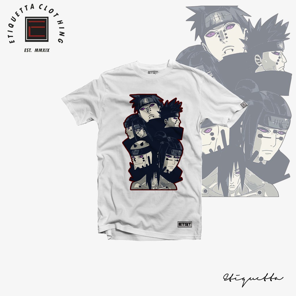 พร้อมส่ง Anime Shirt - ETQTCo. - Naruto - Pain การเปิดตัวผลิตภัณฑ์ใหม่ T-shirt