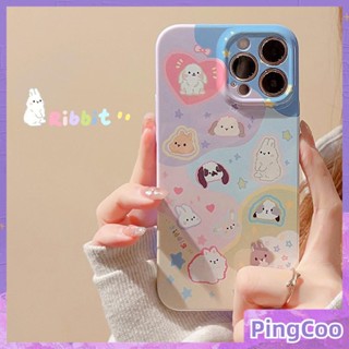 สำหรับ iPhone 11 เคส iPhone ฟิล์มเคลือบมันสีเหลืองเคส TPU อ่อนกันกระแทกเคสรูปถ่ายกล้องป้องกันการ์ตูนสัตว์เข้ากันได้กับ iPhone 14 13 Pro max 12 Pro Max xr xs max 7 8Plus