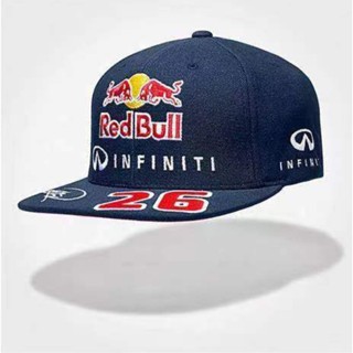 Redbull_ หมวกเบสบอล ปักลายกระทิง สีแดง สไตล์ฮิปฮอป สําหรับผู้ชาย และผู้หญิง