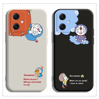 เคส Redmi NOTE 9 9S 9A 9C 10A 9T 10 10C 10S PRO 4G 5G โทรศัพท์มือถือแบบนิ่ม ลายการ์ตูนโดราเอมอน สีขาว ดํา สําหรับ