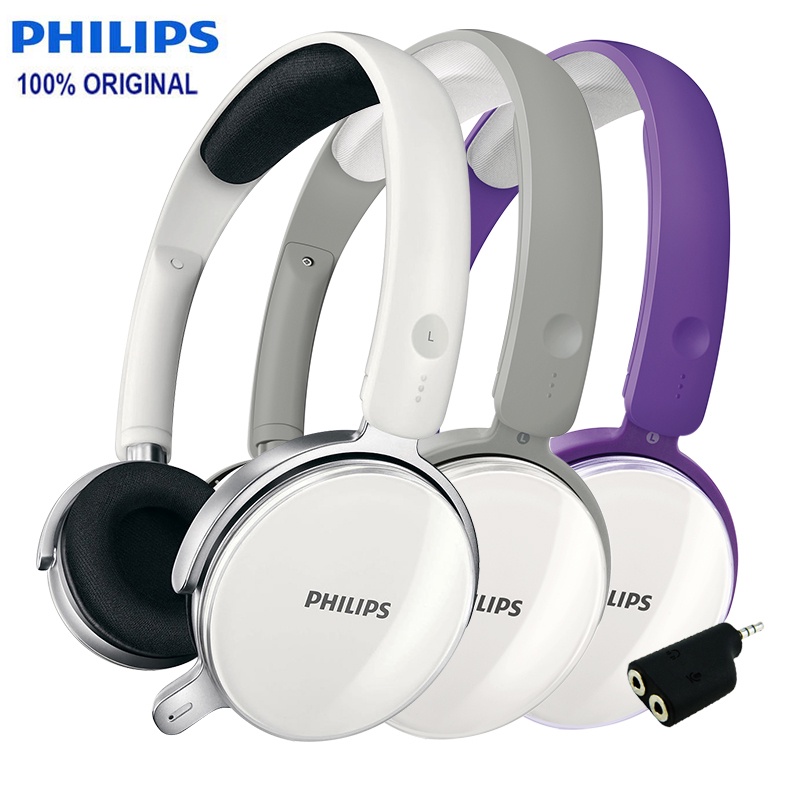 Philips SHM7110U หูฟังสเตอริโอ ยาว 2 เมตร พร้อมไมโครโฟน สําหรับ Xiaomi MP3