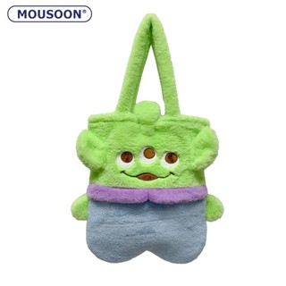 MOUSOON กระเป๋าสะพายข้างผู้หญิง Sanrio แบบพกพาจุของได้เยอะกระเป๋าเทรนด์ใหม่นุ่มน่ารักกระเป๋าโท้ท