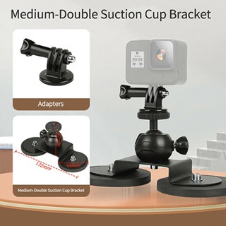 Large ขาตั้งกล้องตัว Gimbal Camera Car Strong Magnetic Suction Cup Holder Mobile Phone Car Strong for GOPRO DJI Osmo