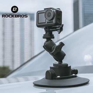 Rockbros ขาตั้งกล้องแอคชั่น แบบปลดเร็ว อุปกรณ์เสริม สําหรับติดรถยนต์ Gopro