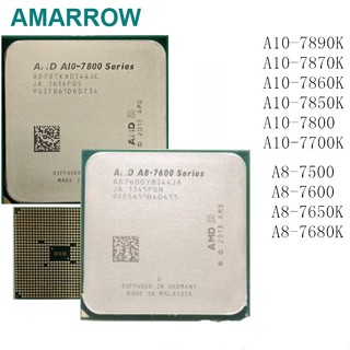 ซ็อกเก็ตโปรเซสเซอร์ CPU A10-Series A10-7800 7870K 8750 A8 7650K 7600 7500 7680 3.5GHz Quad-Core AD7800YBI44JA AD780BYBI44JA FM2+