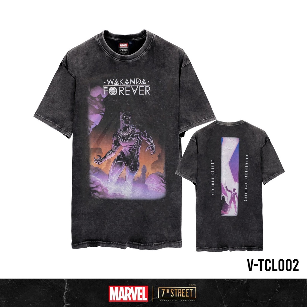 GUC เสื้อยืดวินเทจ 7th street Marvel    รุ่น V-TCL002 ลิขสิทธิ์แท้  100% พร้อมส่ง